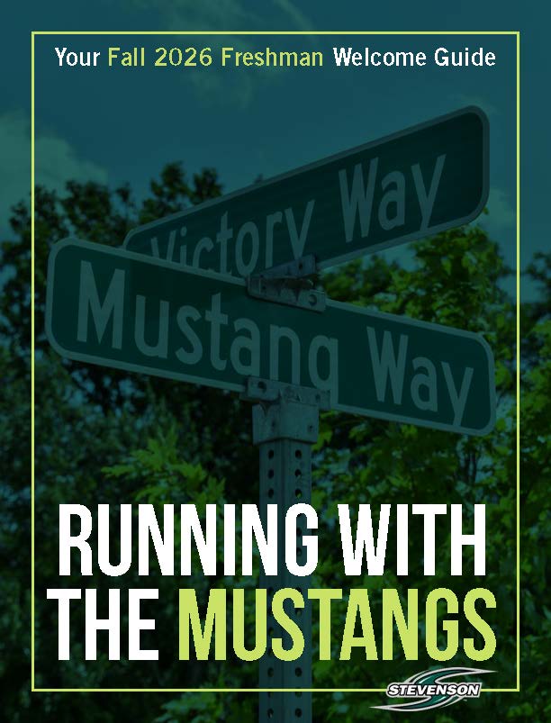 Guidebook front cover with the text "Running with the Mustangs"