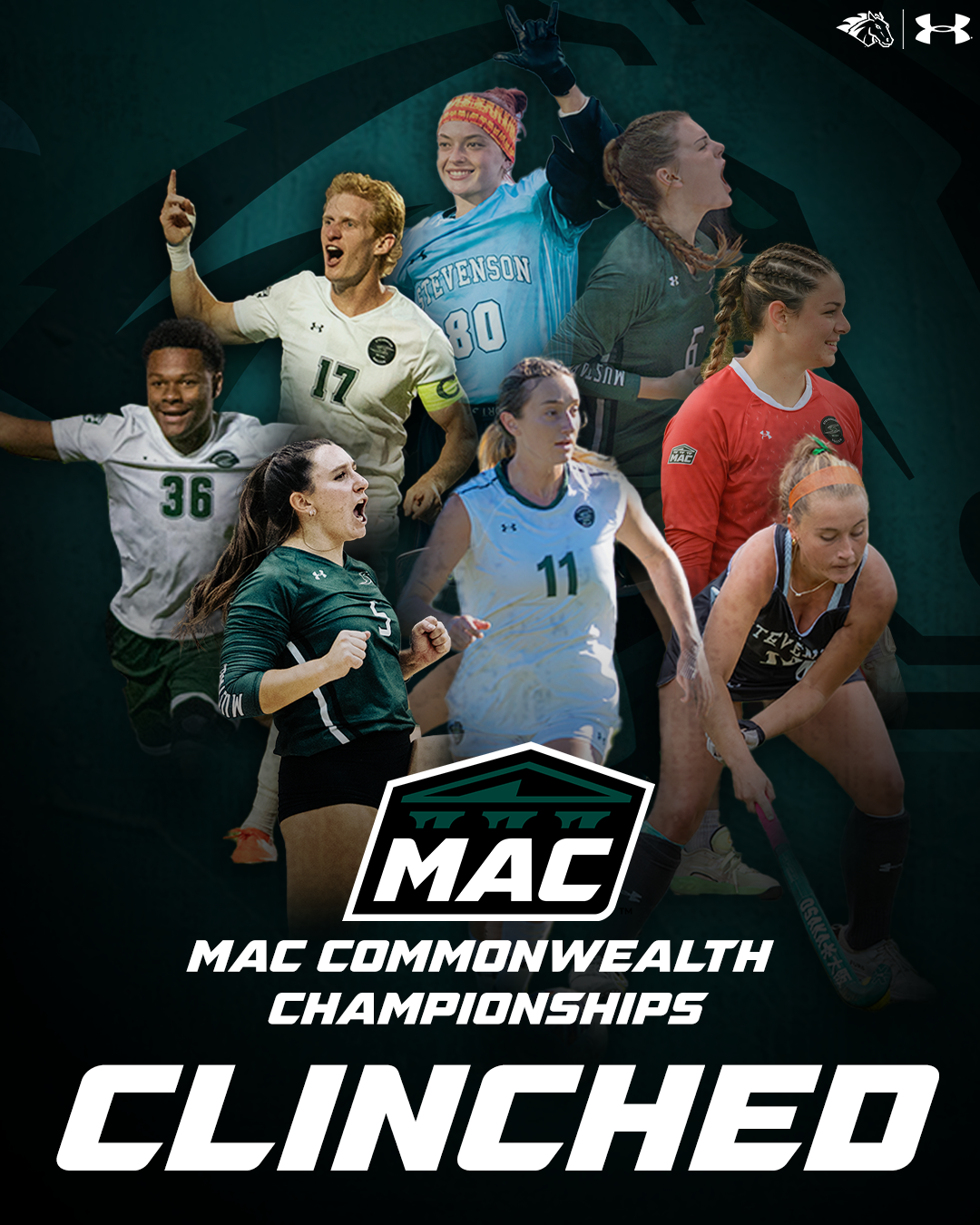 Stevenson University Mustangs advance to the MAC Commonwealth Championships.