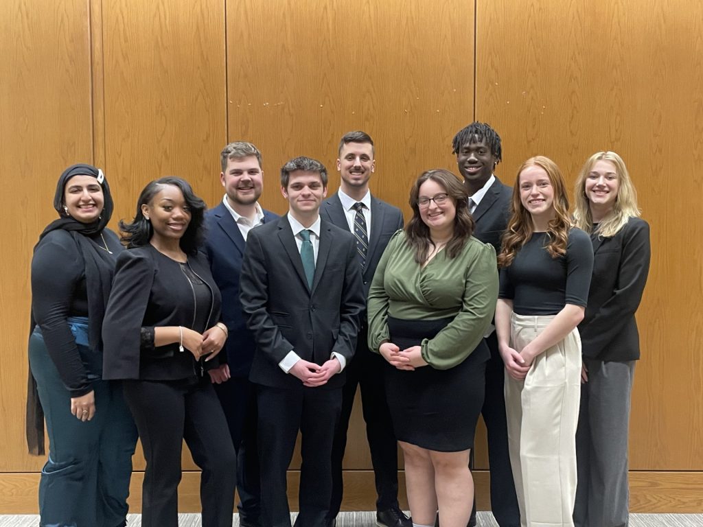 Stevenson University's Mock Trial team competed in Drexel University's Dragon Invitational on January 18-19.